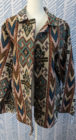 Bon Worth southwest print jacket - Picture 2 of 2
